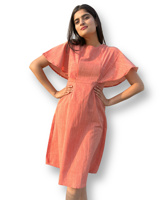 The Cotton Cape Dress