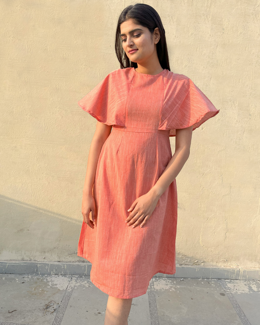 The Cotton Cape Dress